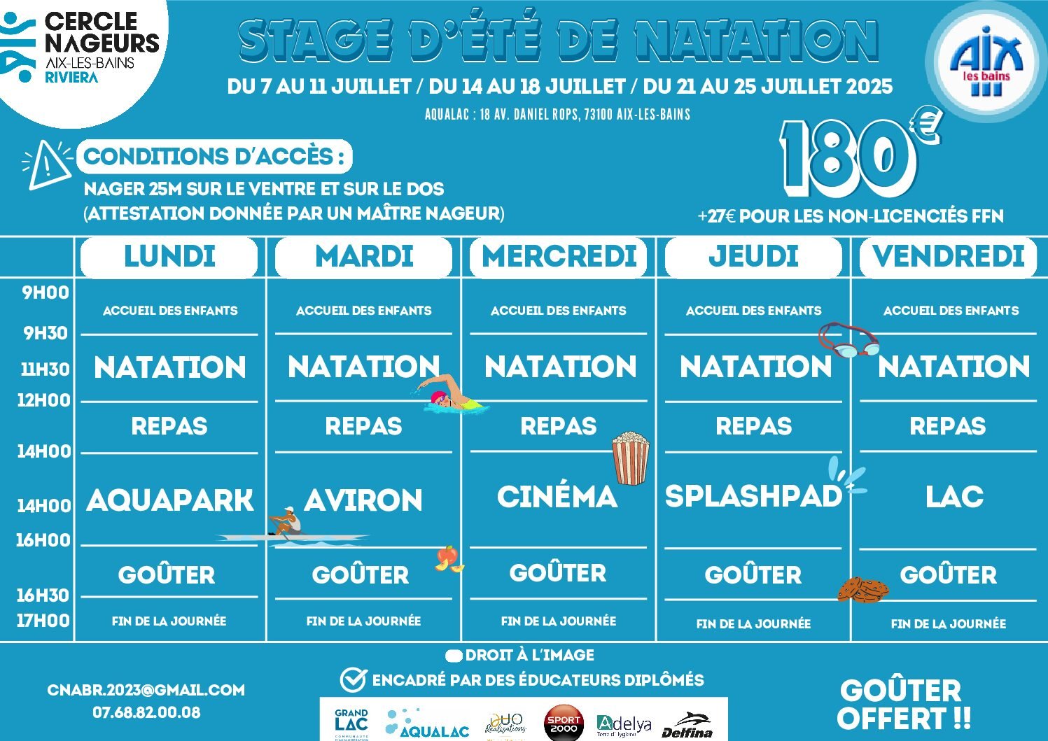 Stage d'été 2025 - semaine 1